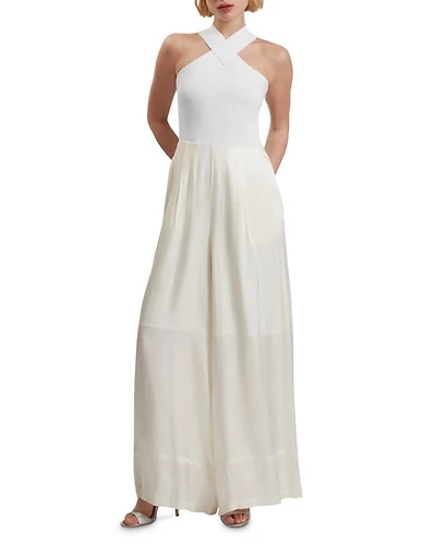 Baiblu Halter Neck Knit Jumpsuit