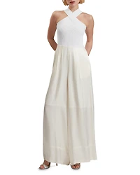 Ted Baker Baiblu Halter Neck Knit Jumpsuit