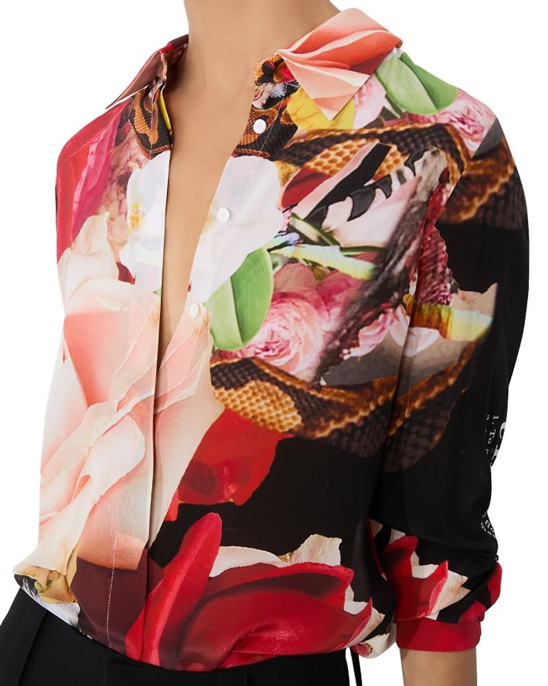 Willa Floral Silk Top