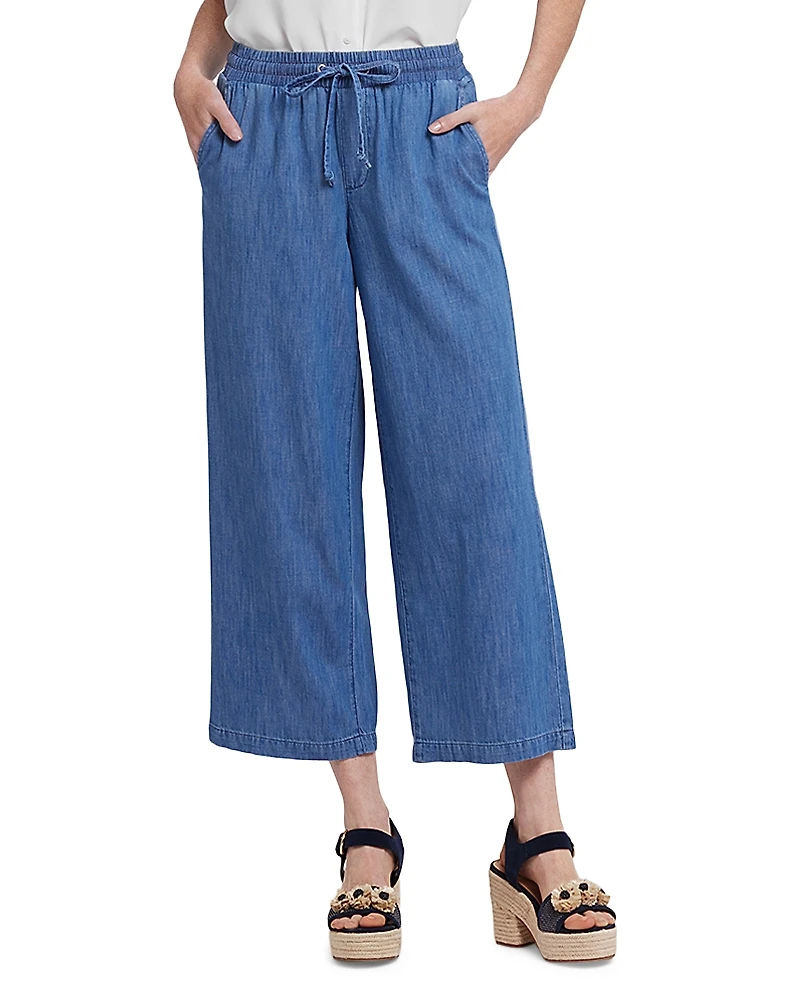 Nydj Jayne Pull-On Wide Leg Ankle Pants