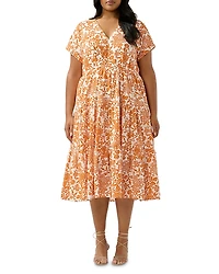 Estelle Plus Cote d'Azur Midi Dress