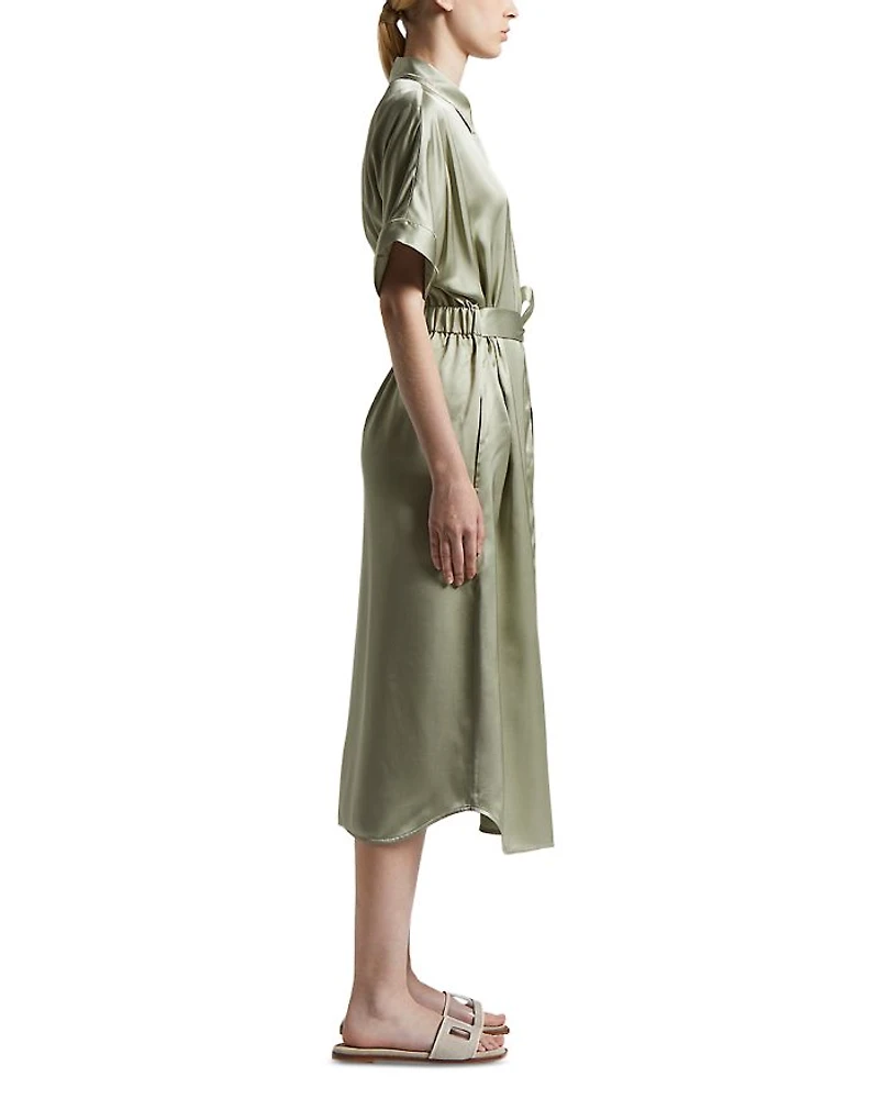 Tie Waist Shirtdress
