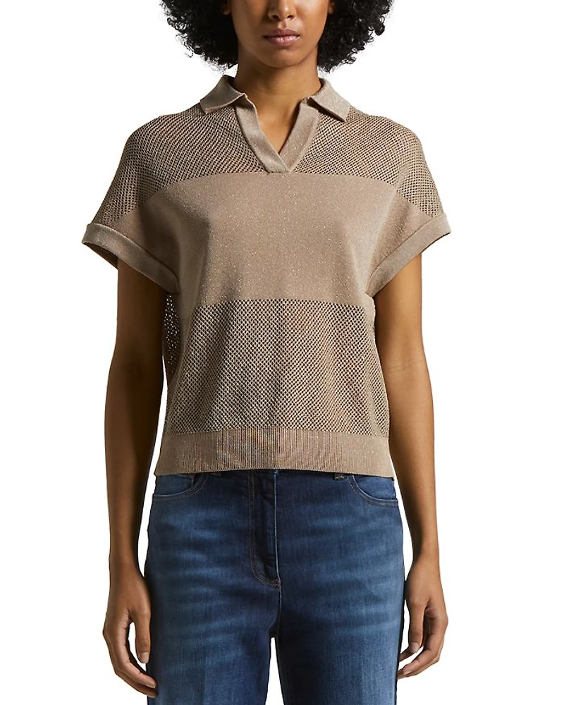 Knitted Polo Sweater