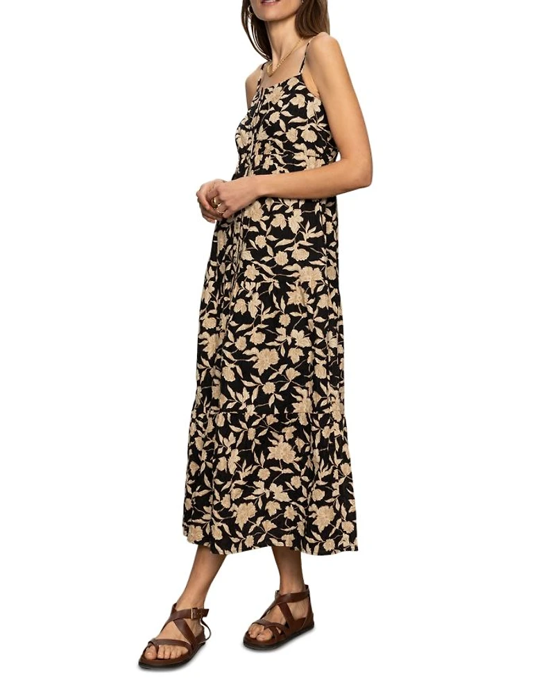 Tiered Floral Maxi Dress