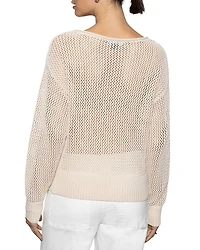 Cotton Open Knit Sweater