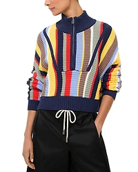 Staud Hampton Cropped Sweater