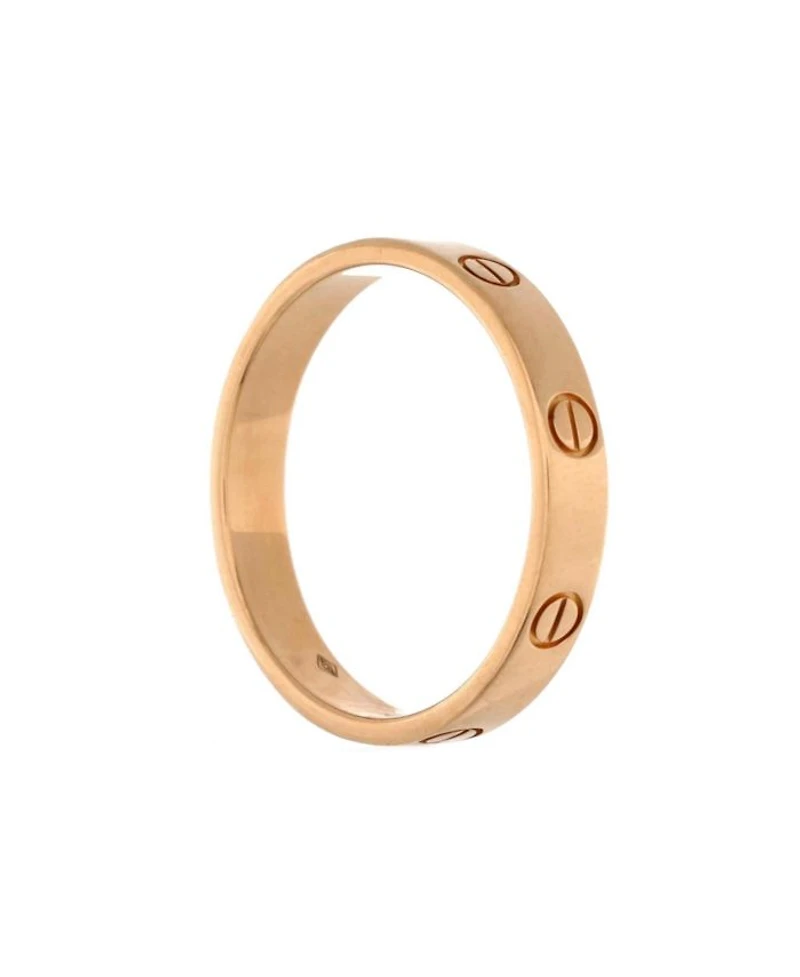Love Wedding Band Ring 18K Rose Gold