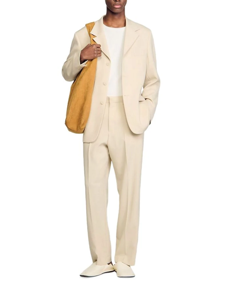 Oversized Wool Suit Jacket