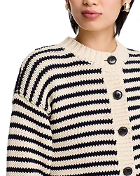 The Striped Chunky Femme Cardigan