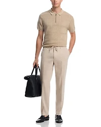 Kane Regular Tapered Fit Linen Trousers