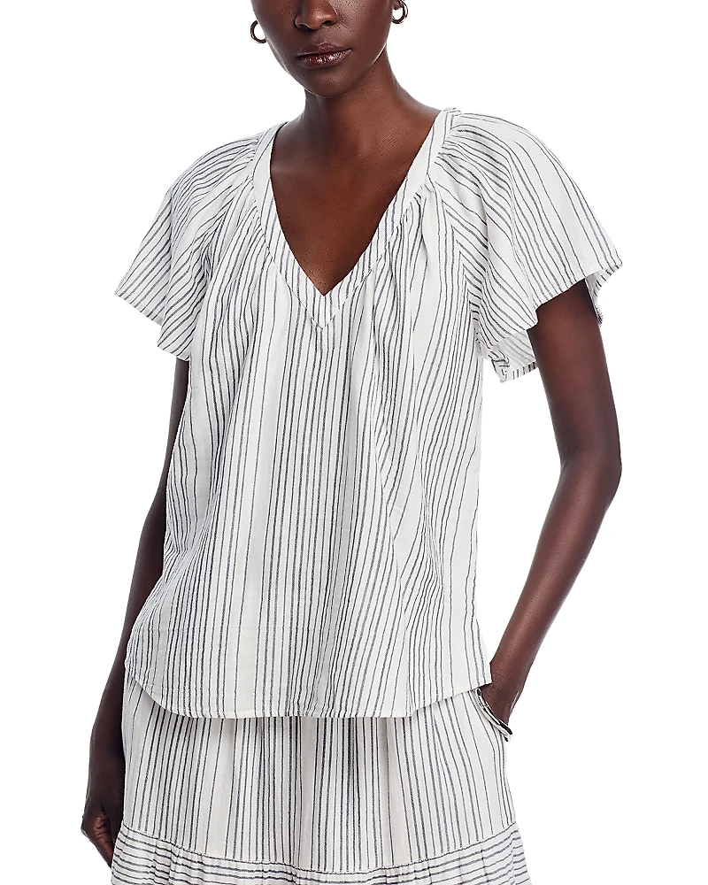 Tommy Bahama Luminous Tide Flutter Sleeve Top