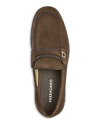 Men's Drame Suede Gancini Loafers