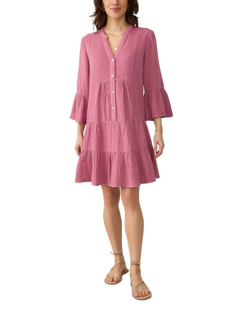 Kasey Organic Cotton Tiered Dress