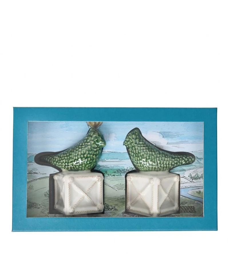 Berry & Thread Bird Topiary Candlesticks, Set of 2