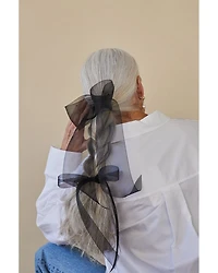 Amy Mini Sheer Bow Barrette