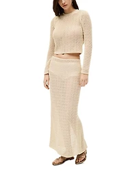 Jupe Prettie Crochet Maxi Skirt