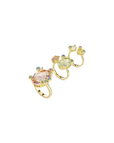Gema Crystal Rings, Set of 3