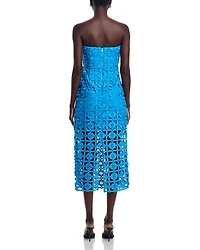 Kait Tile Lace Midi Dress - Exclusive