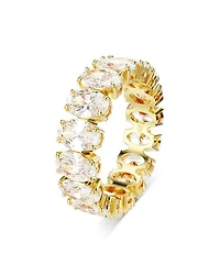 Matrix Oval Crystal Eternity Ring