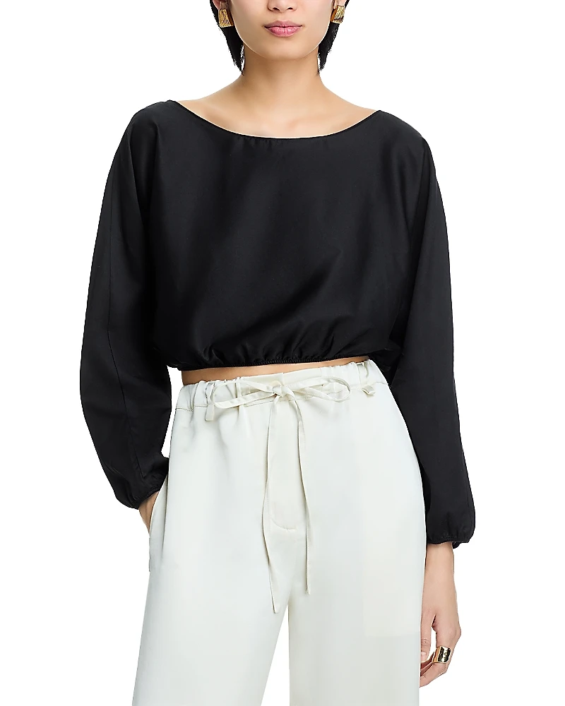 Leset Yoko Long Sleeve Blouson Top