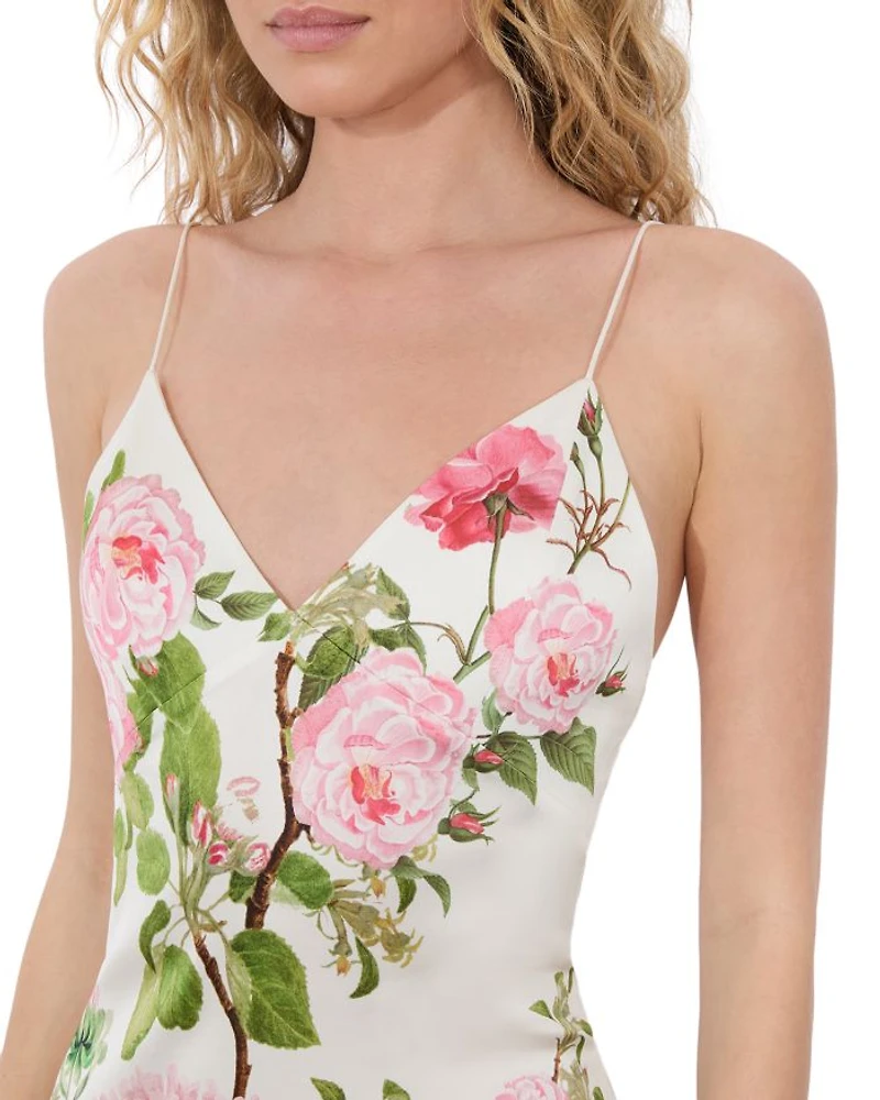 Julietta Cutaway Lace Trim Dress