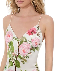 Julietta Cutaway Lace Trim Dress