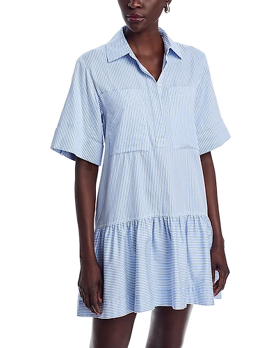 Simkhai Cris Poplin Shirt Dress