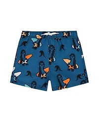 Deux par Deux Boys' Printed Swim Trunks - Baby