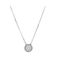 Pre-Owned Van Cleef & Arpels Perlee Pendant Necklace 18K White Gold and Diamonds
