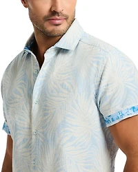 Royal Palms Printed Short Sleeve Shirt