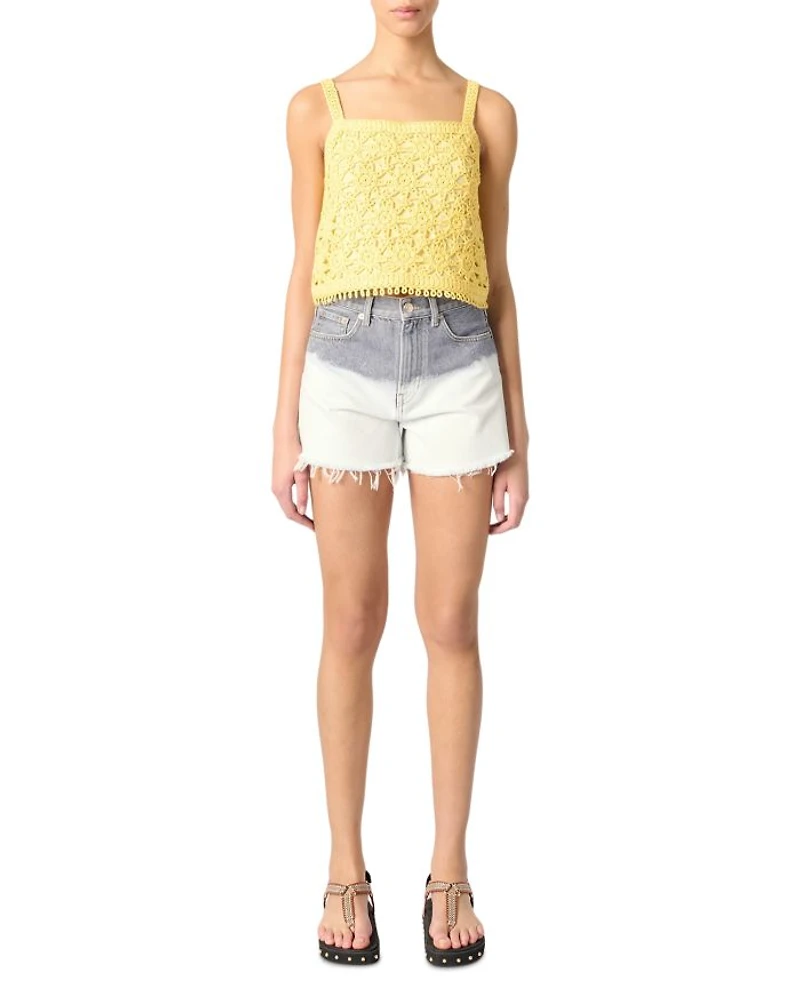 Crochet Knit Top