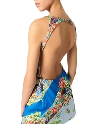 Patterned Shift Dress