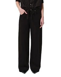 Brynn Drawstring Linen Trousers