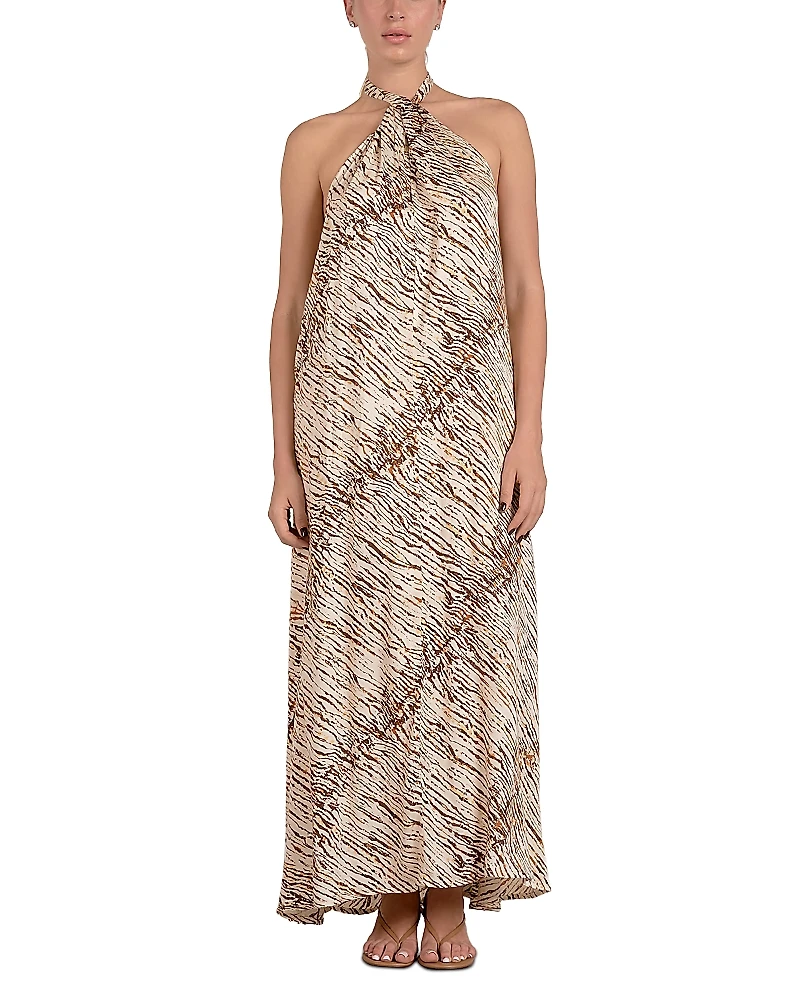 Elan Halter Maxi Dress