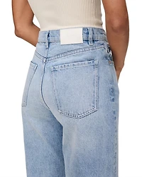 Karmine High Rise Refined Wide Leg Jeans Vintage Light