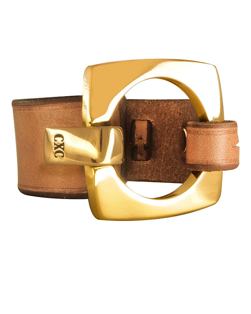 Cxc Aldaba Leather Bracelet