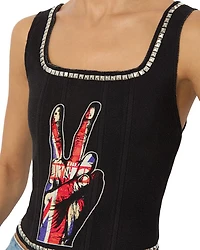 Breslin Corset Top