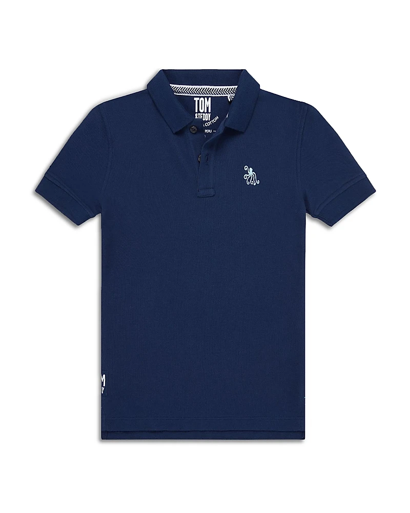 Tom & Teddy Boys' Cotton Polo Shirt - Little Kid