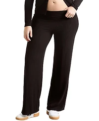 Hatch Collection The Softest Rib Over/Under Bump Relaxed Pant