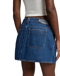 Milly Studded Denim Skirt