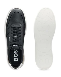 Men's Leather Lace Up Sneakers
