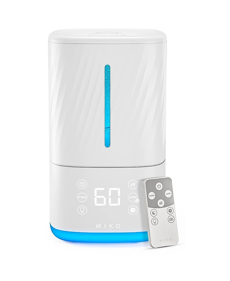 Miko Ultrasonic Humidifier with Cool and Warm Mist