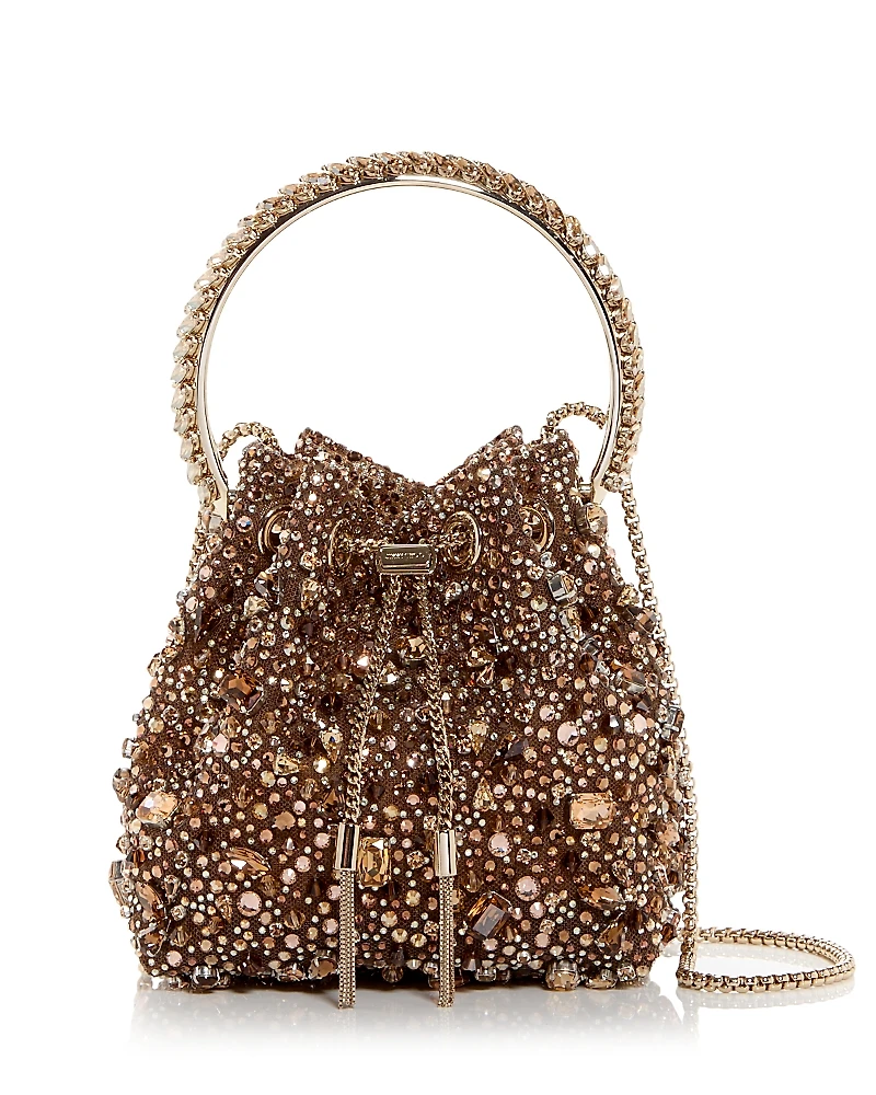 Jimmy Choo Bon Bon Embellished Top Handle Bag