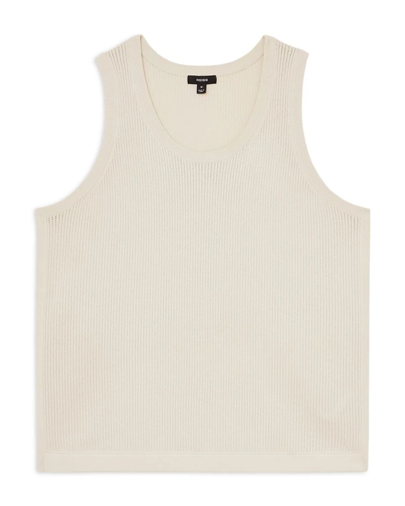 Watson Sleeveless Textured Tee
