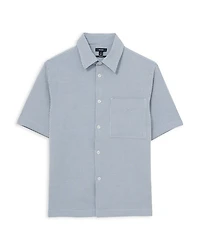 Sensei Short Sleeved Striped Seersucker Regular Fit Shirt