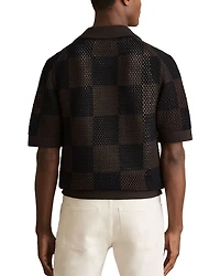 Alfred Short Sleeve Crochet Shirt