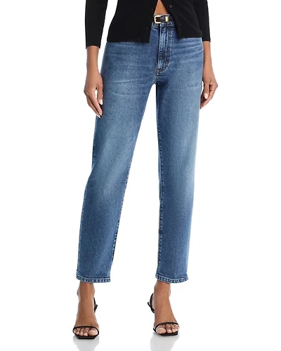 The Borrowed High Rise Ankle Slim Straight Jeans Famous