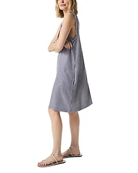 Halston Stripe Cotton Dress