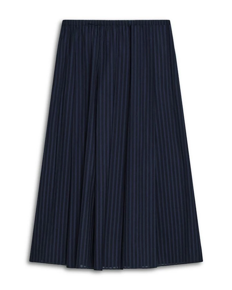 Pleated Midi Skirt