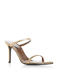 Giuseppe Zanotti Women's Two Band Intriigo Jewelry Stiletto Sandals